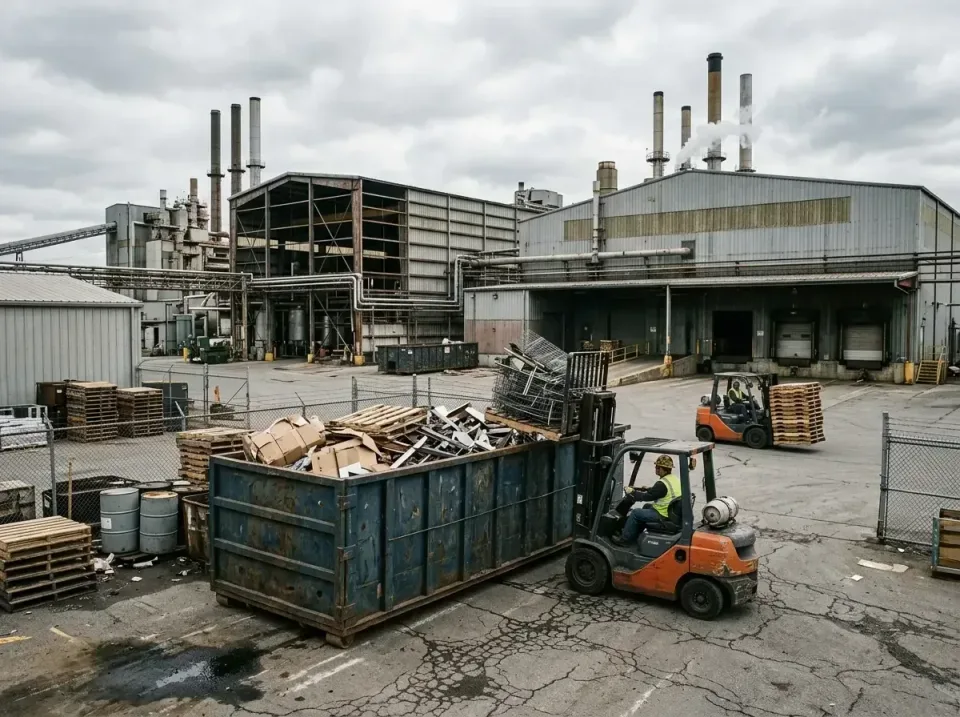 industrial-factory-scrap-conta-003 — frequently asked questions, Cheap Roll-off Dumpster Rentals in Decatur, IL